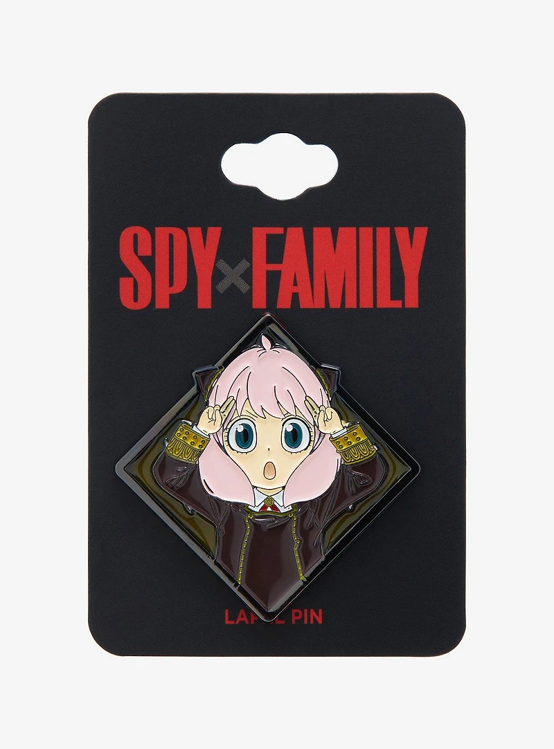 Spy x Family Anya Stained Glass Diamond Portrait Enamel Pin - BoxLunch Exclusive