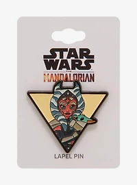 Star Wars The Mandalorian Chibi Ashoka & Grogu Enamel Pin - BoxLunch Exclusive