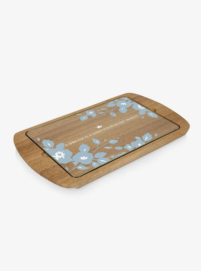 Disney Cinderella Billboard Glass Top Serving Tray