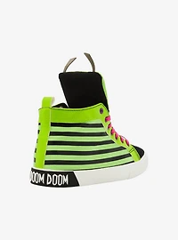Invader Zim GIR Stripe Hi-Top Sneakers