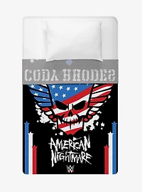 WWE Cody Rhodes Raschel Throw Blanket