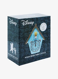 Disney Winnie the Pooh Figural Pooh Bear House Table Clock