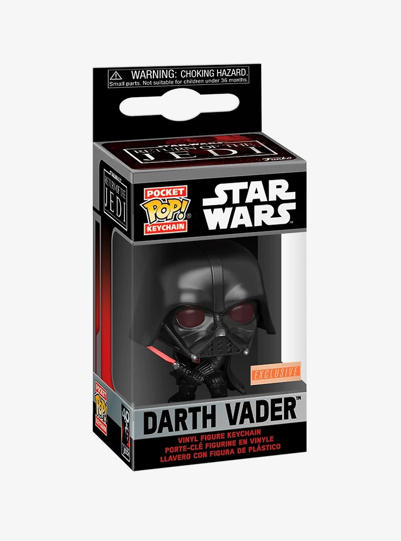 Funko Pocket Pop! Star Wars Return of the Jedi 40th Anniversary Darth Vader Vinyl Keychain - BoxLunch Exclusive