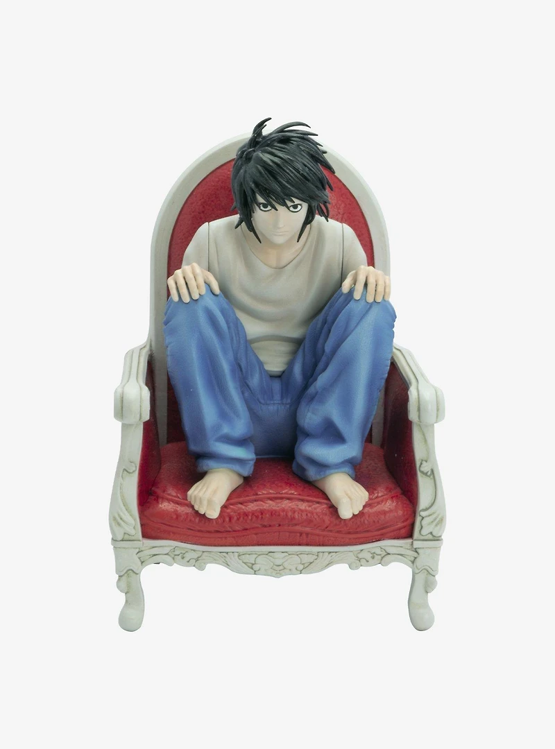 Death Note L Mug, Figure, and Keychain Bundle