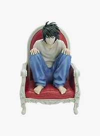 Death Note L Mug, Figure, and Keychain Bundle