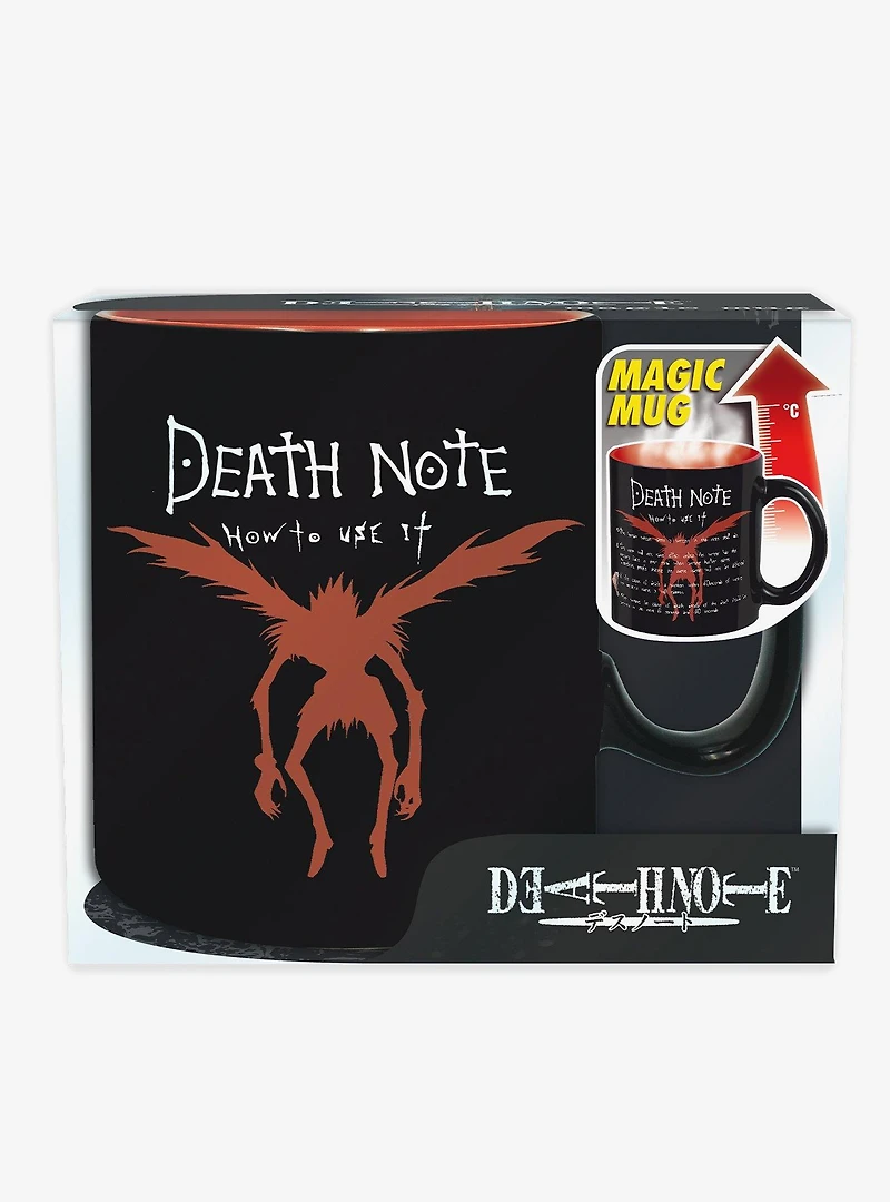 Death Note Heat Change Mug Set