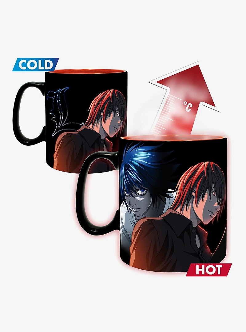 Death Note Heat Change Mug and Keychain Set