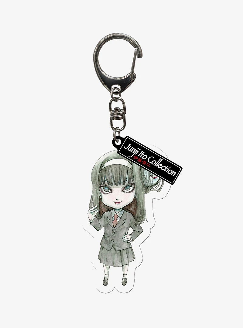Junji Ito Tomie Tumbler with Straw, Acrylic Figure & Keychain Set