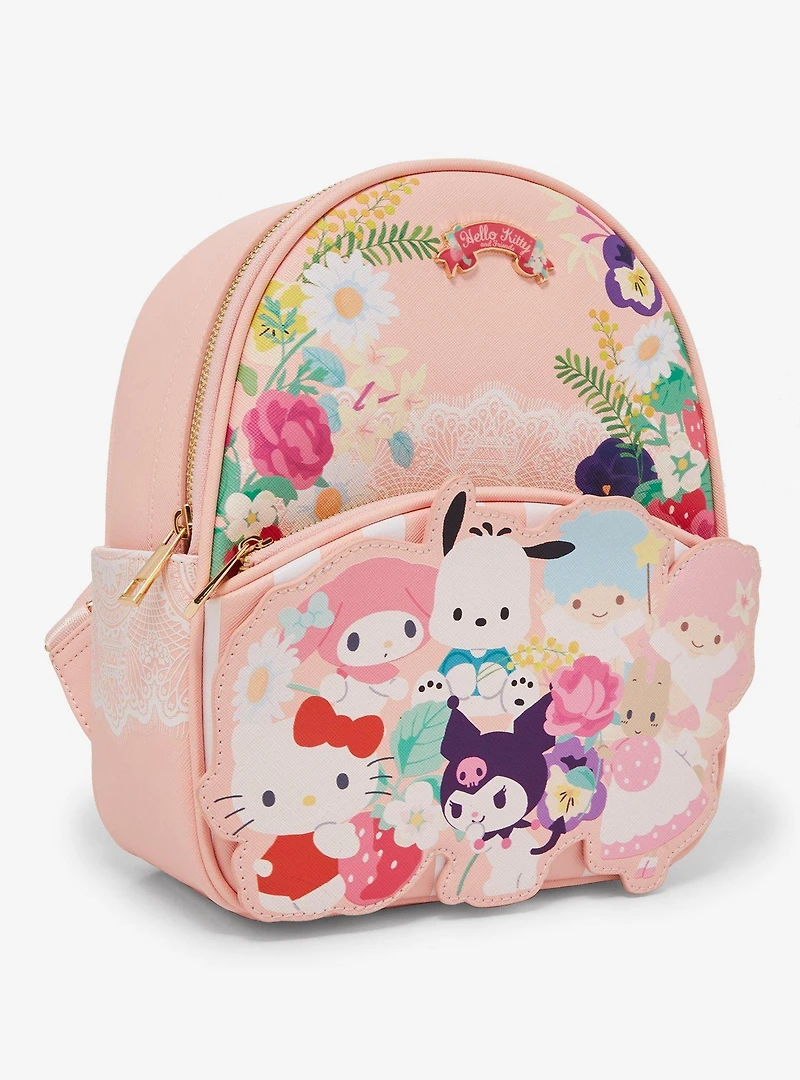Sanrio Hello Kitty and Friends Floral Mini Backpack - BoxLunch Exclusive
