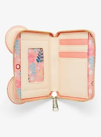 Loungefly Disney Minnie Mouse Floral Ears Small Zip Wallet - BoxLunch Exclusive