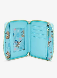 Loungefly Pokémon Eevee & Piplup Small Zip Wallet - BoxLunch Exclusive