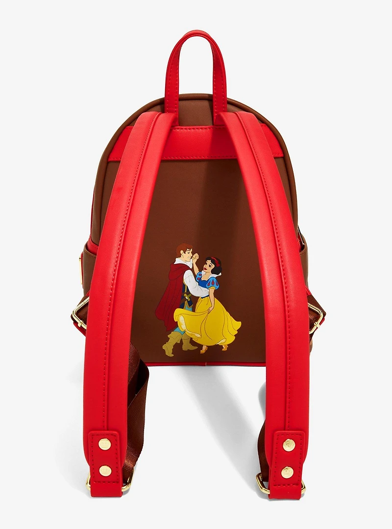 Loungefly Disney Snow White and the Seven Dwarfs Lenticular Portrait Mini Backpack