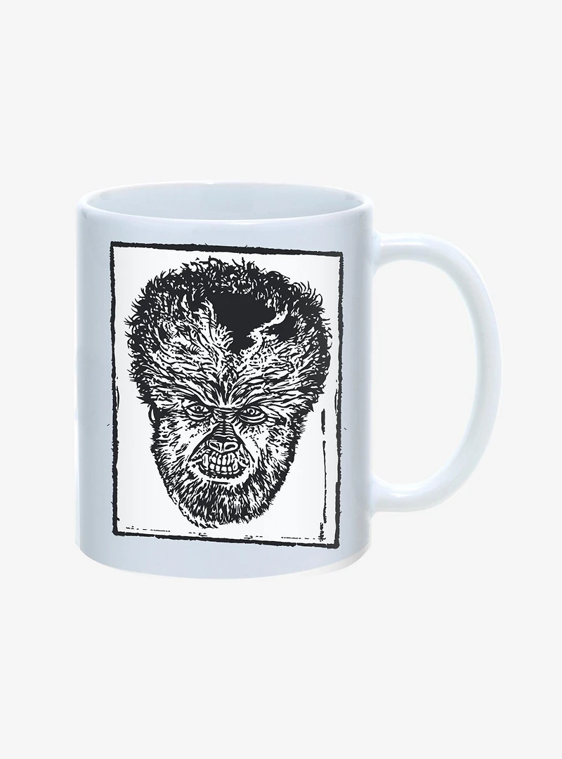 Universal Monsters The Wolfman Head Mug 11oz