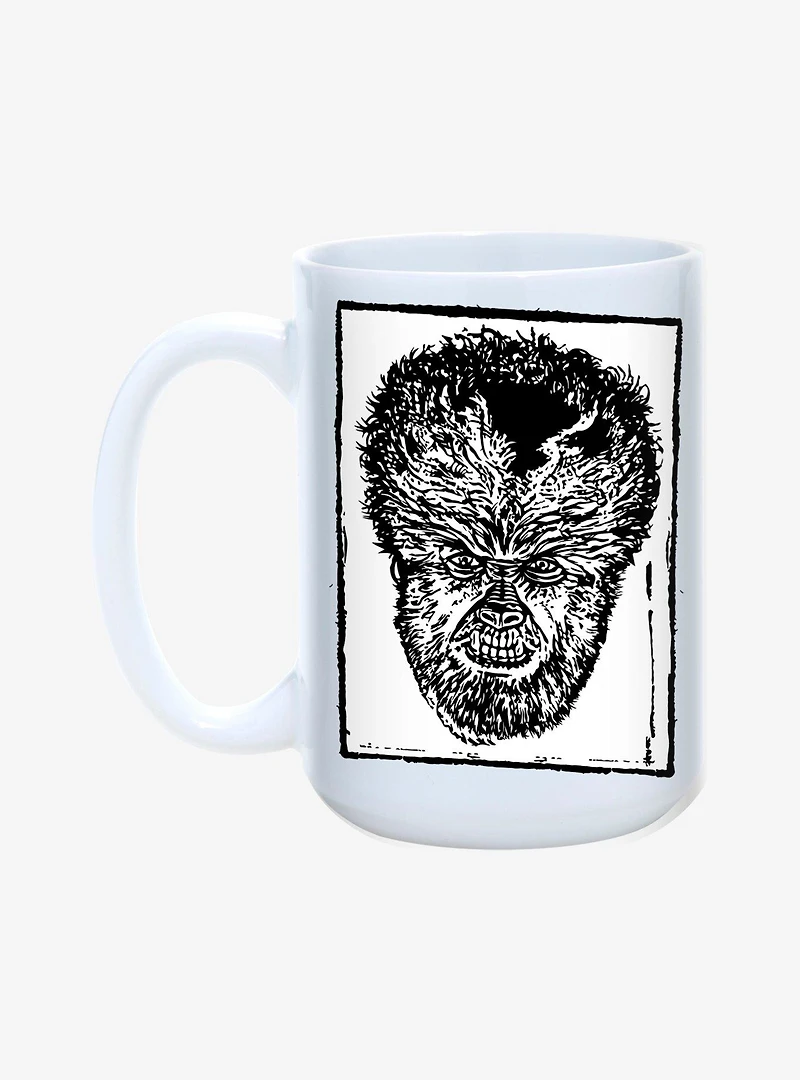 Universal Monsters The Wolfman Head Mug 15oz