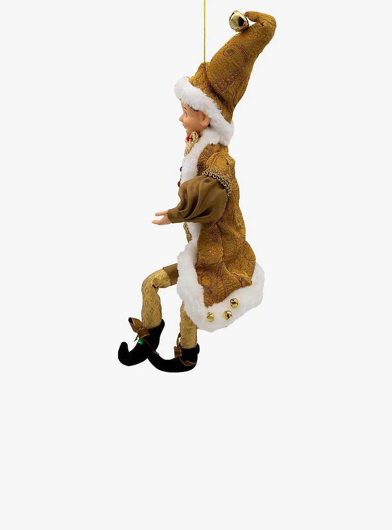 Kringle Klaus Fortune Gold Elf Ornament