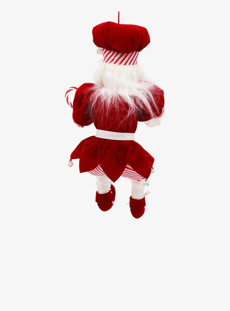 Kringle Klaus Peppermint Chef Santa Figure
