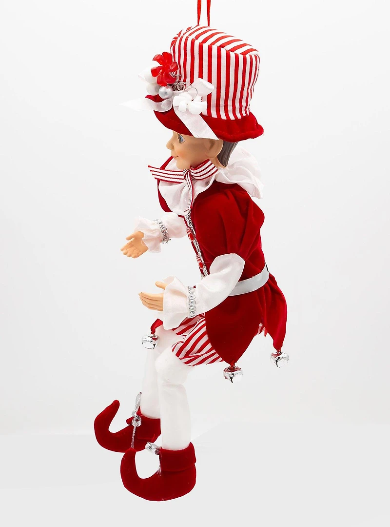 Kringle Klaus Peppermint Elf Ornament