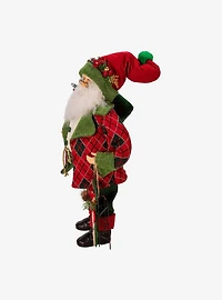 Kurt Adler Kringle Klaus Red and Green Santa Figure
