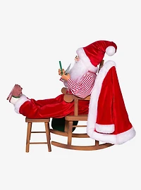 Kringle Klaus Sitting in Chair Figure