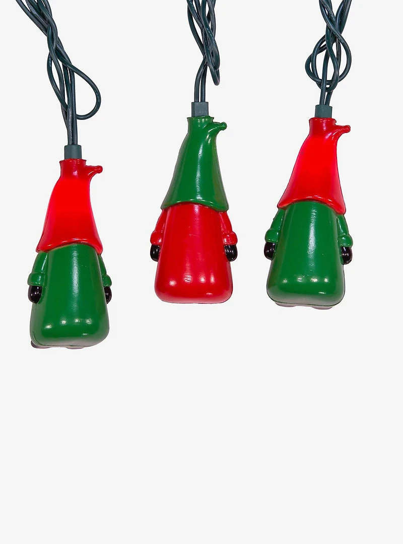 Red and Green Gnome String Light
