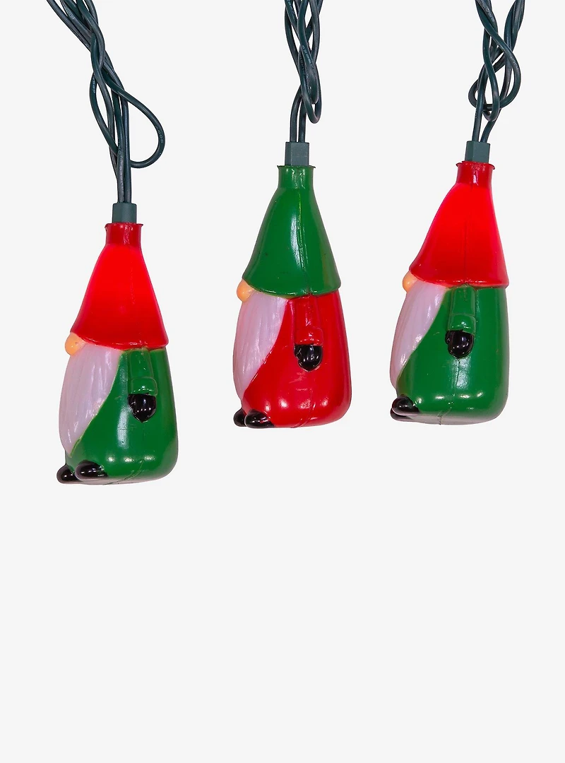 Red and Green Gnome String Light