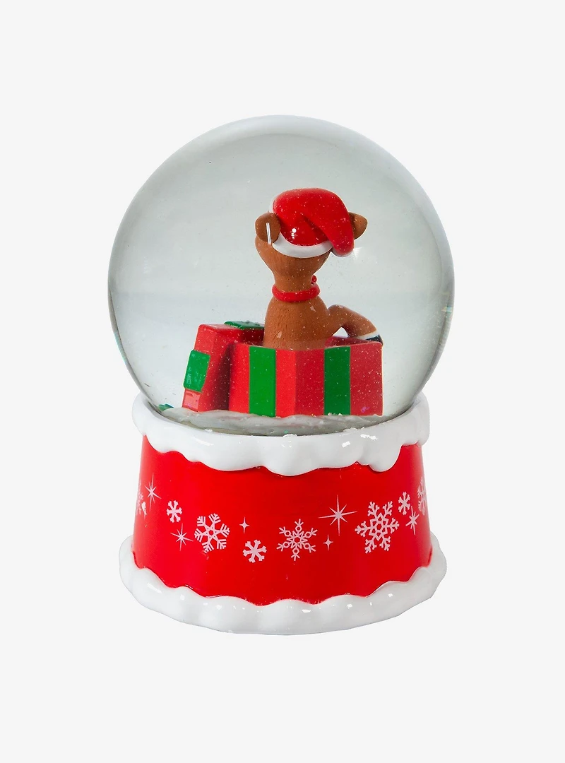 Kurt Adler Rudolph the Red-Nosed Reindeer with Gifts Snow Globe