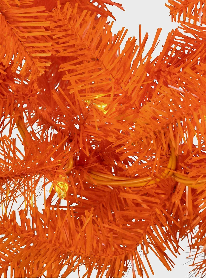 Kurt Adler Pre-Lit Orange Garland