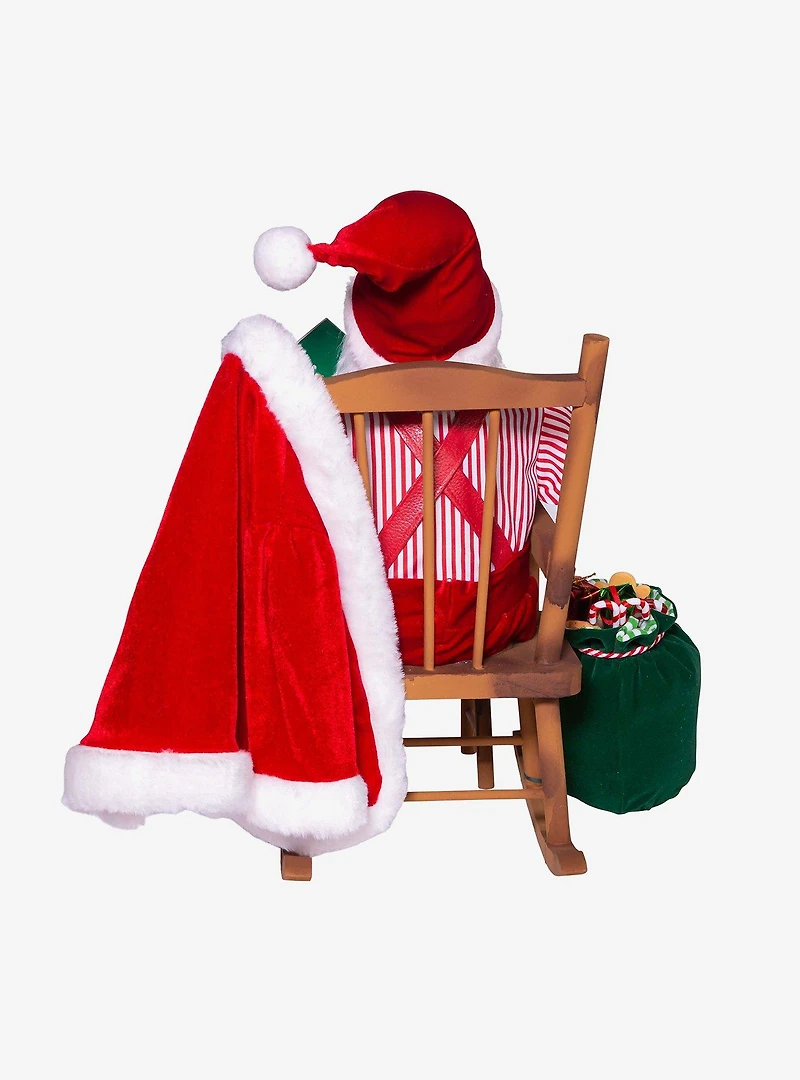 Kringle Klaus Sitting in Chair