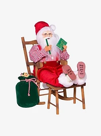 Kringle Klaus Sitting in Chair