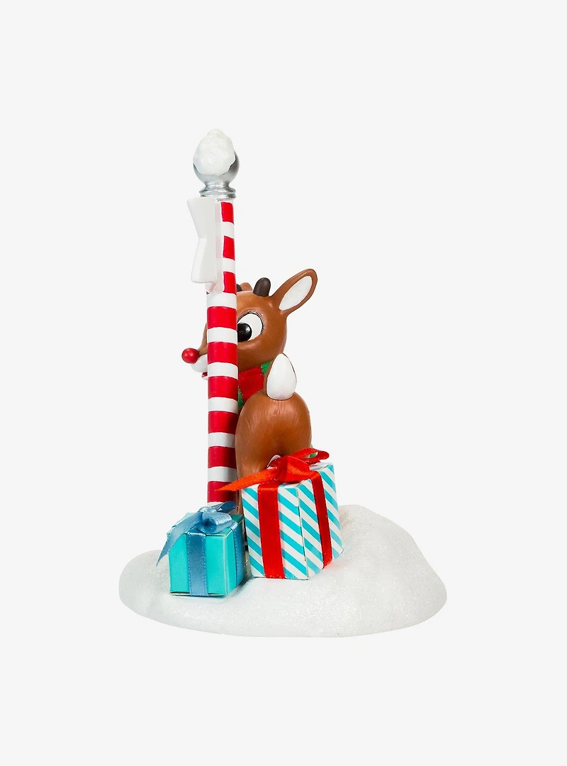 Kurt Adler Rudolph the Red-Nosed Reindeer Fabriche North Pole Figure