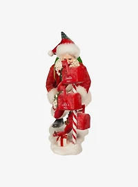 Kurt Adler Fabriche Santa Checking Mail Figure
