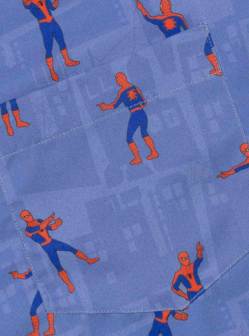 RSVLTS Marvel Spider-Man The Meme KUNUFLEX Short Sleeve Shirt