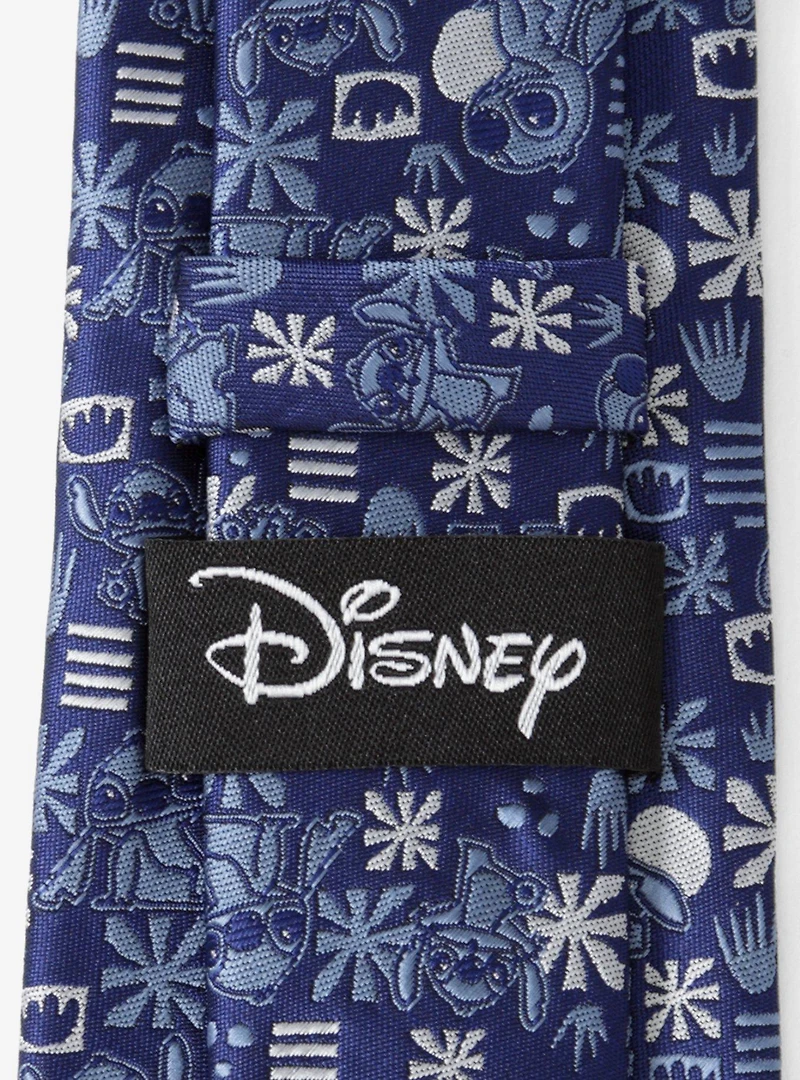 Disney Lilo & Stitch Blue Tropical Men's Tie