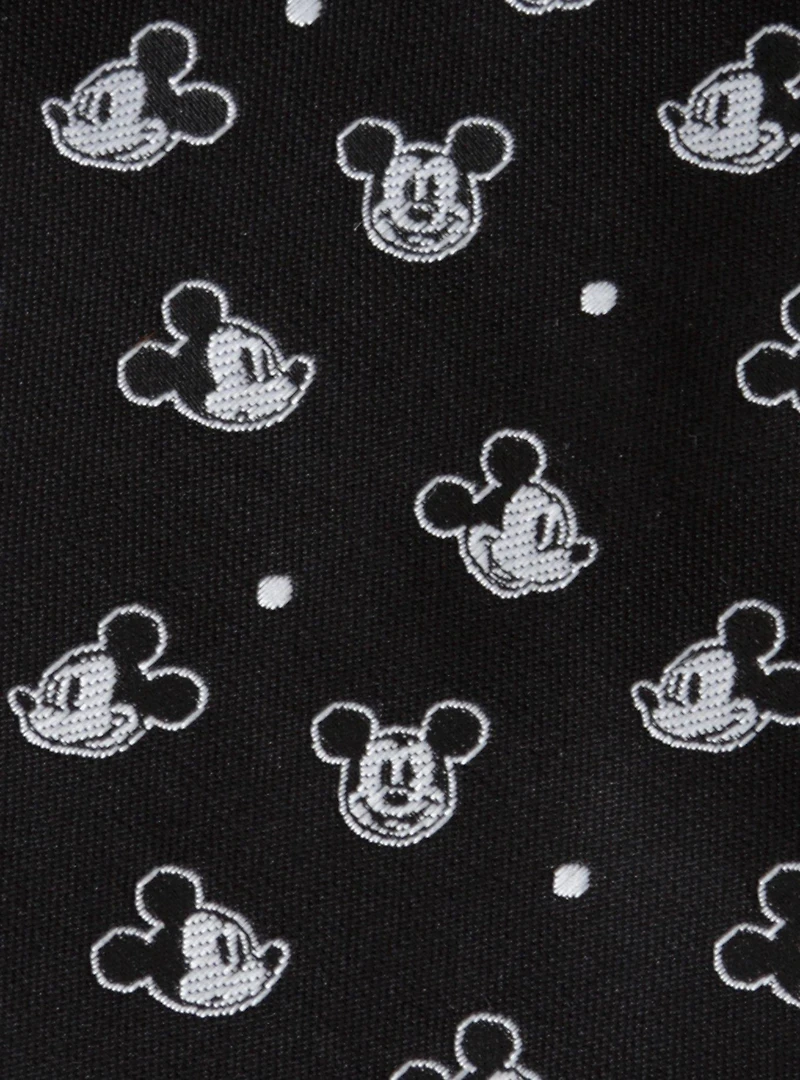 Disney Mickey Mouse Dot Black Men's Tie