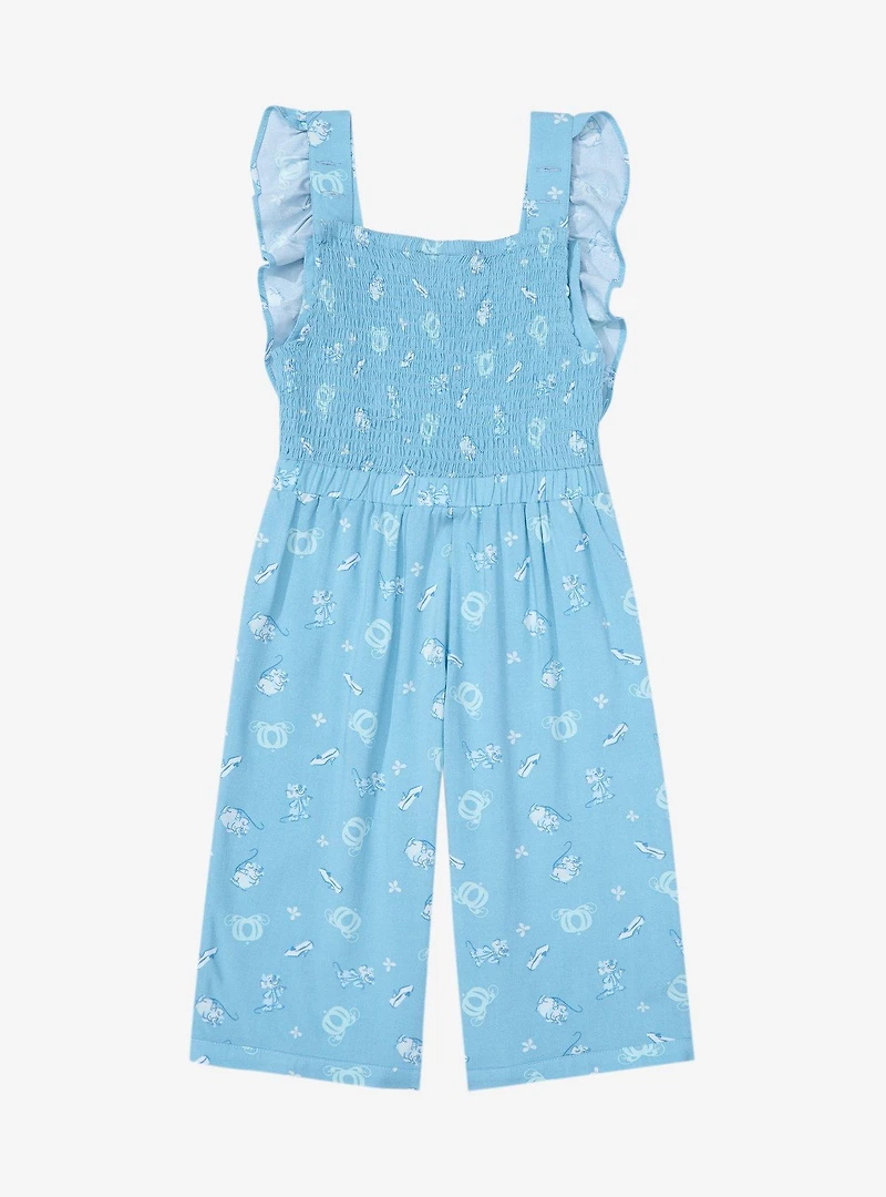 Disney Cinderella Allover Print Toddler Ruffle Romper - BoxLunch Exclusive