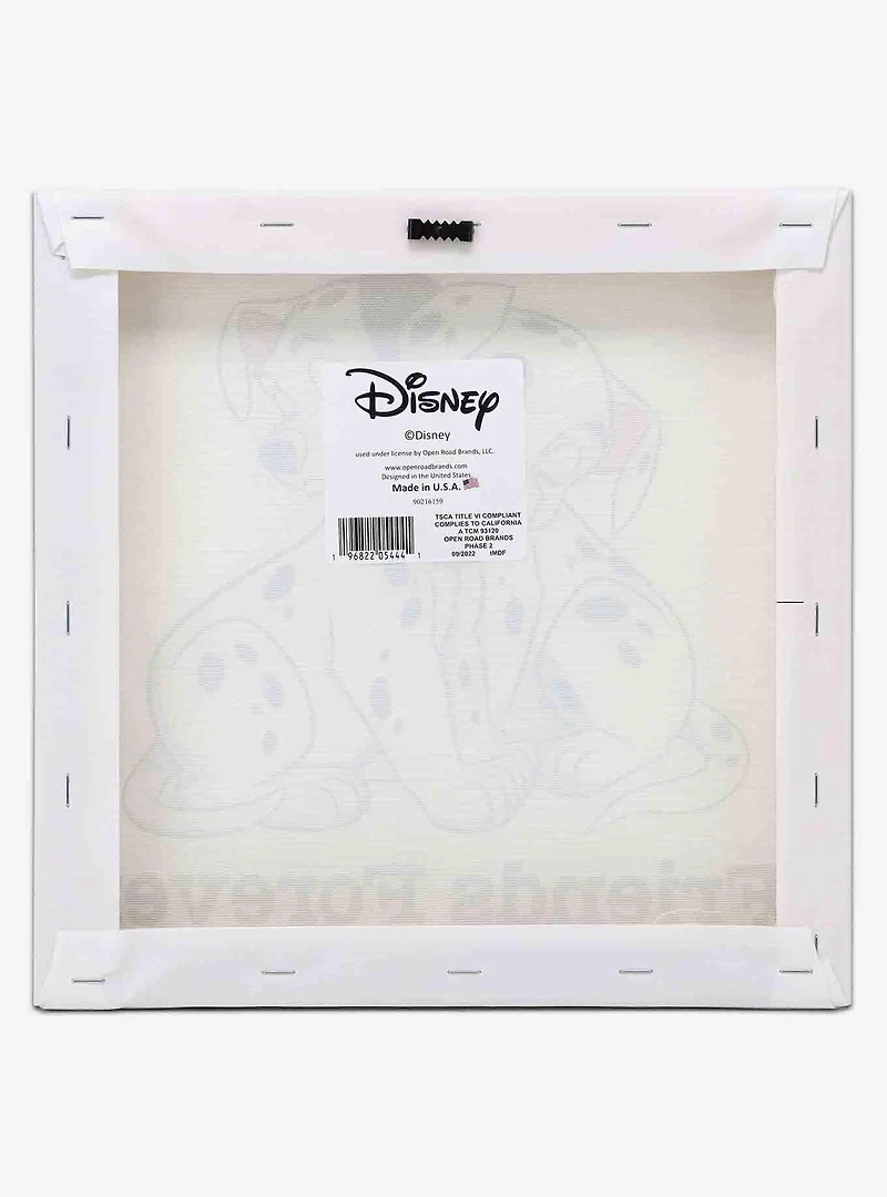 Disney 101 Dalmatians Friends Forever Canvas Wall Decor