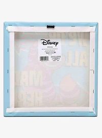 Disney Alice in Wonderland We're All Mad Here Canvas Wall Decor