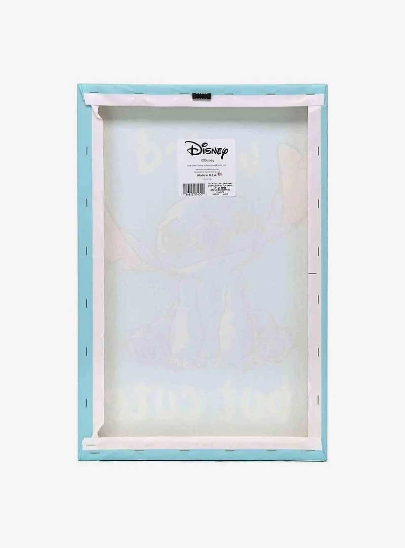 Disney Lilo & Stitch Weird But Cute Canvas Wall Decor