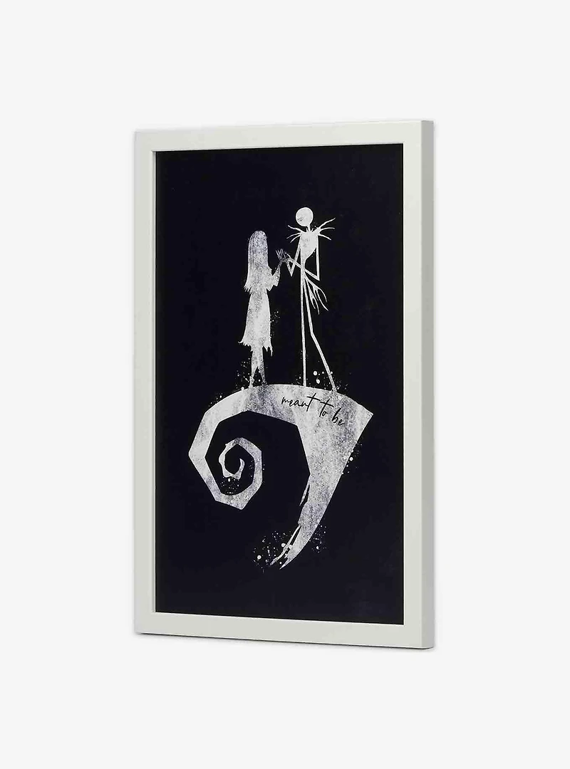 Disney The Nightmare Before Christmas Jack & Sally Meant to Be Canvas Wall Decor