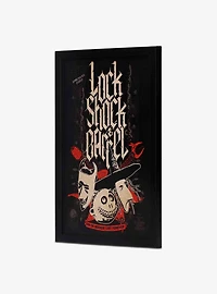 Disney The Nightmare Before Christmas Lock Shock & Barrel Framed Wood Wall Decor