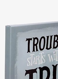 Disney The Nightmare Before Christmas Trouble Starts with a Trio Canvas Wall Decor