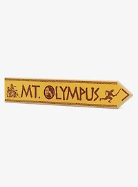 Disney Hercules Mt. Olympus Arrow Wood Wall Sign