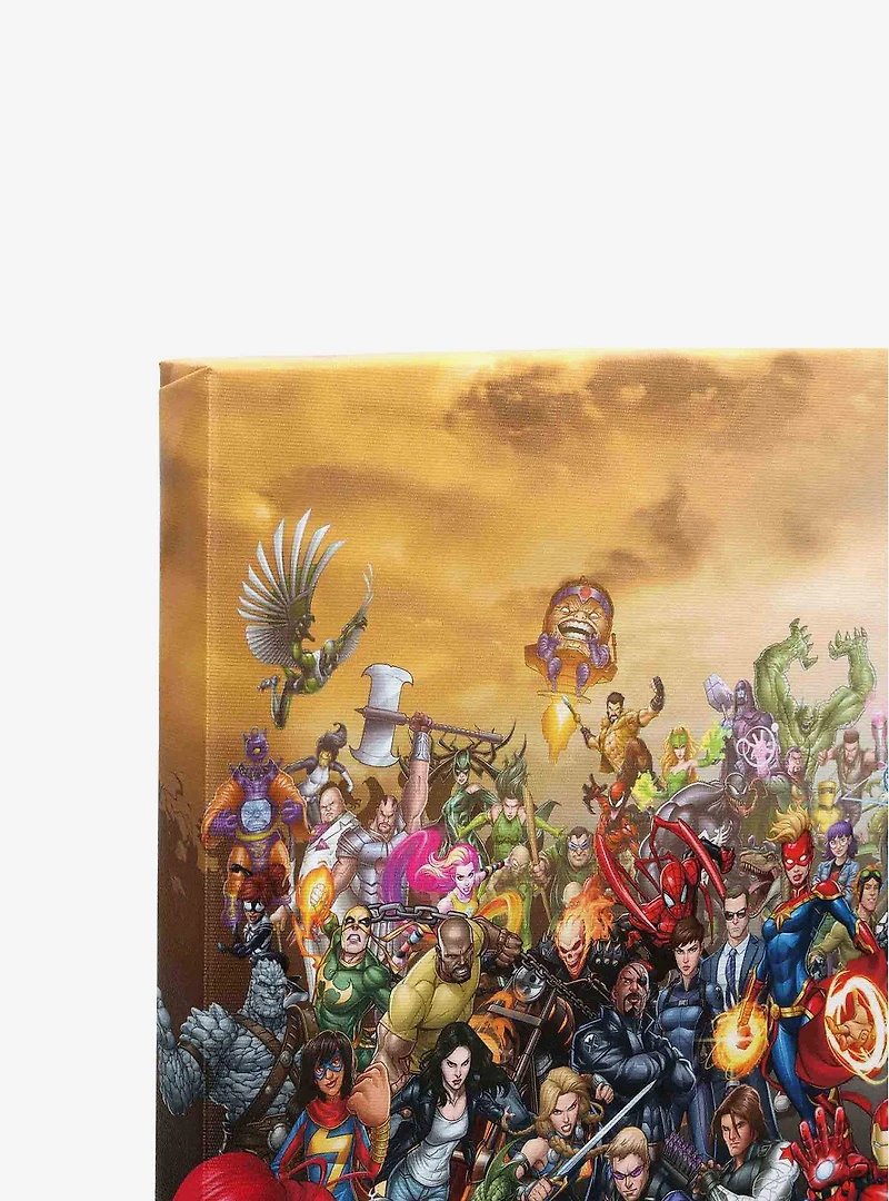 Marvel Character Collage Canvas Wall Decor