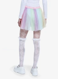 Sweet Society Rainbow Tulle Tutu Skirt