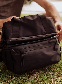 Tarana Carbon Black Insulated Lunch Bag