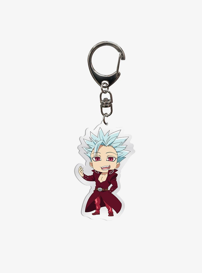 The Seven Deadly Sins Keychain Set Includes Ben