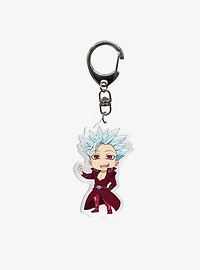 The Seven Deadly Sins Keychain Set Includes Ben
