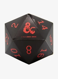 Dungeons & Dragons Logo Crew Socks 3 Pair