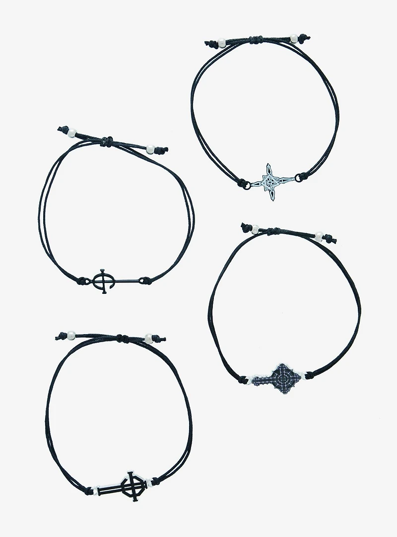 Ghost Logo Cord Bracelet Set