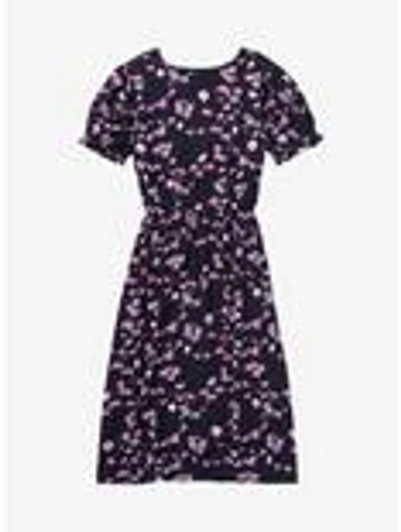 Disney Mulan Floral Icons Allover Print Wrap Dress - BoxLunch Exclusive
